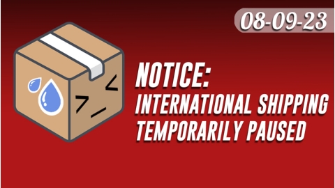 **FIXED** - International (Outside USA) Shipping Paused