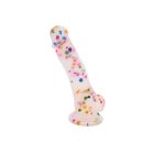 Cock-a-Palooza Confetti Silicone Suction Dildo