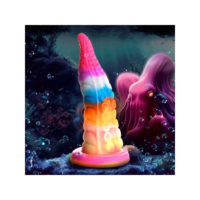 Luminoctopus Glow-In-The-Dark Tentacle Silicone Dildo