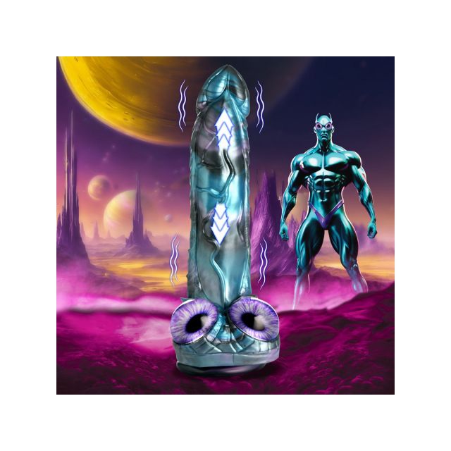 Astro-Thrust Thrusting and Vibrating Silicone Dildo