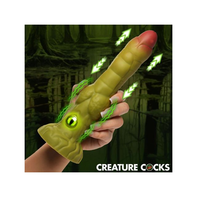 Eyegor Thrusting and Vibrating Silicone Dildo