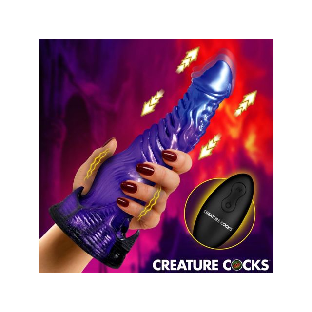Diabolos Thrusting & Vibrating Dildo