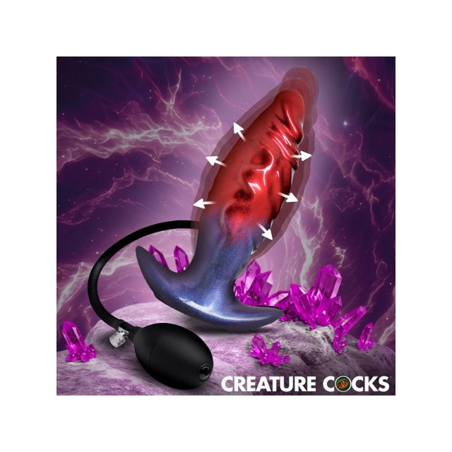 Anal Invader Inflatable Silicone Anal Plug