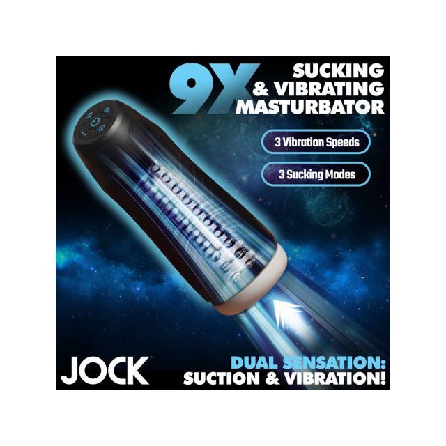 9X Sucking and Vibrating Masturbator