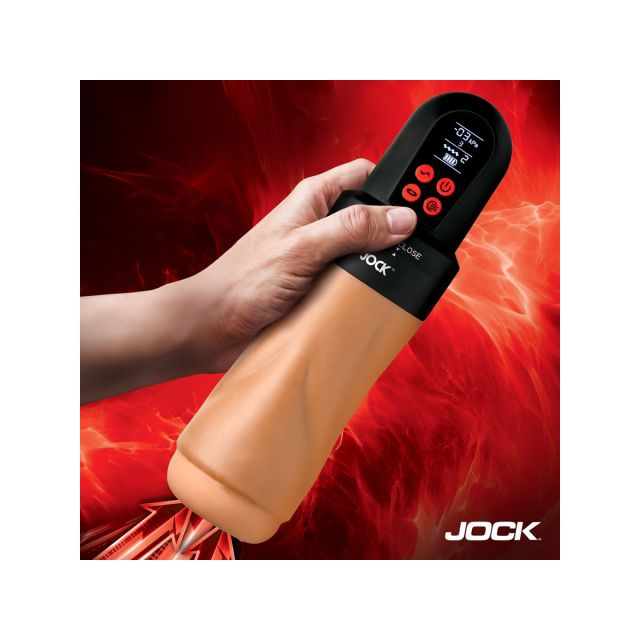 JOCK Sucking & Vibrating Masturbator