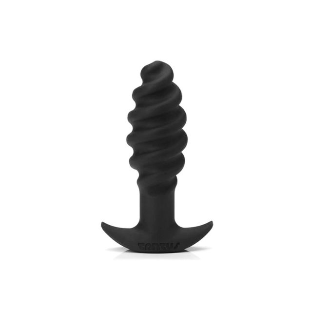 Tantus Twist Anal Plug Onyx (Bag)