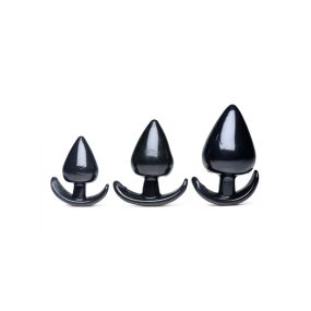 Triple Spades 3 Piece Anal Plug Set