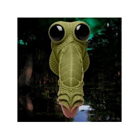 Swamp Monster Green Scaly Silicone Dildo