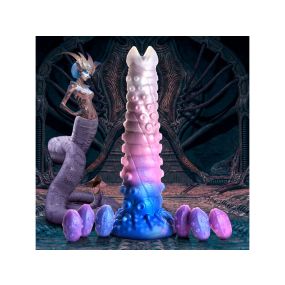 Tenta-Queen Ovipositor Silicone Dildo with Eggs