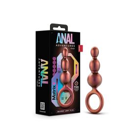Anal Adventures Matrix Beaded Loop Plug - Cosmic Copper