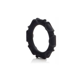 Adonis Atlas Silicone Ring - Black