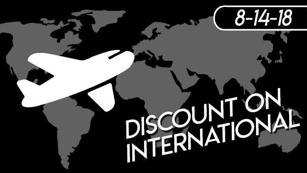 New Shipping Promotion For International/AK/HI Customers