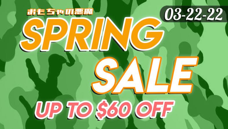 Spring  Sale, Ends midnight 3/27