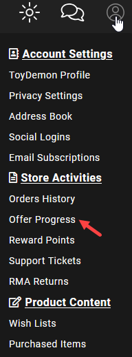 Offer Progress